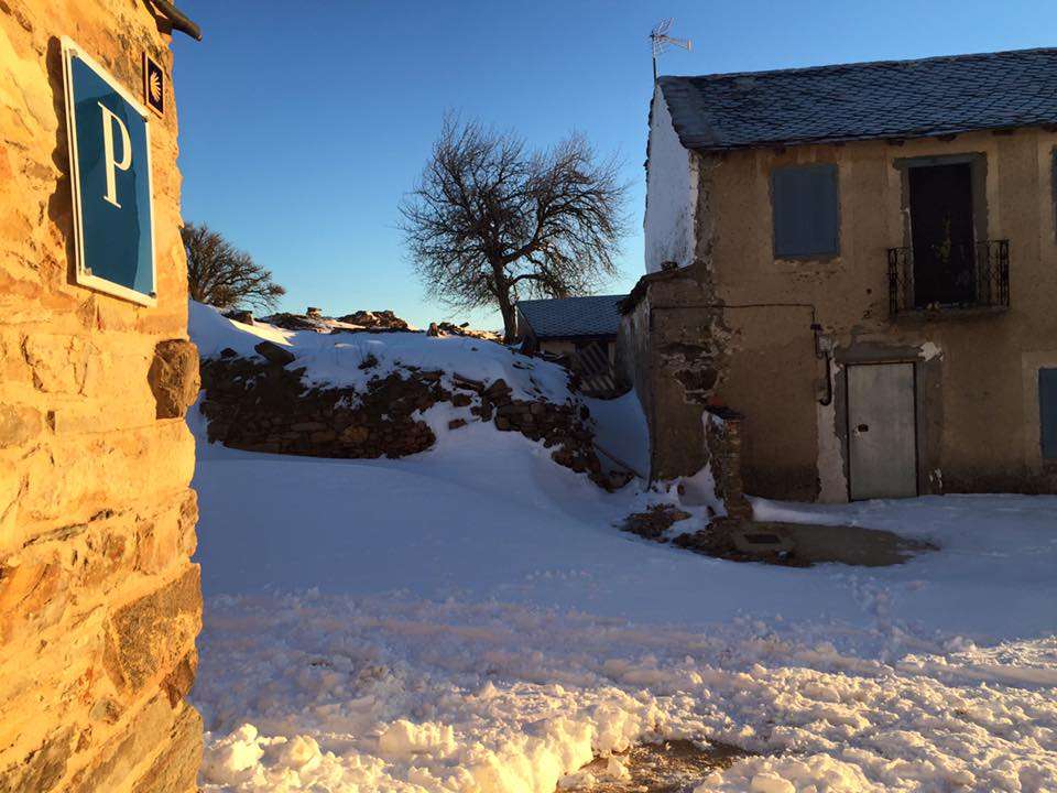 NEVE SUL CAMMINO DI SANTIAGO