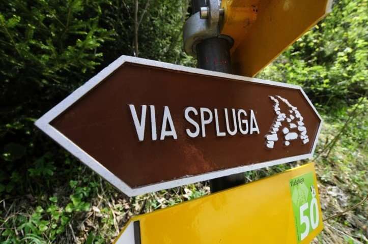 Via Spluga tra Italia e Svizzera